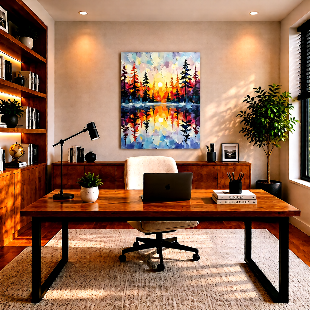 Canvas wall art mockup 2