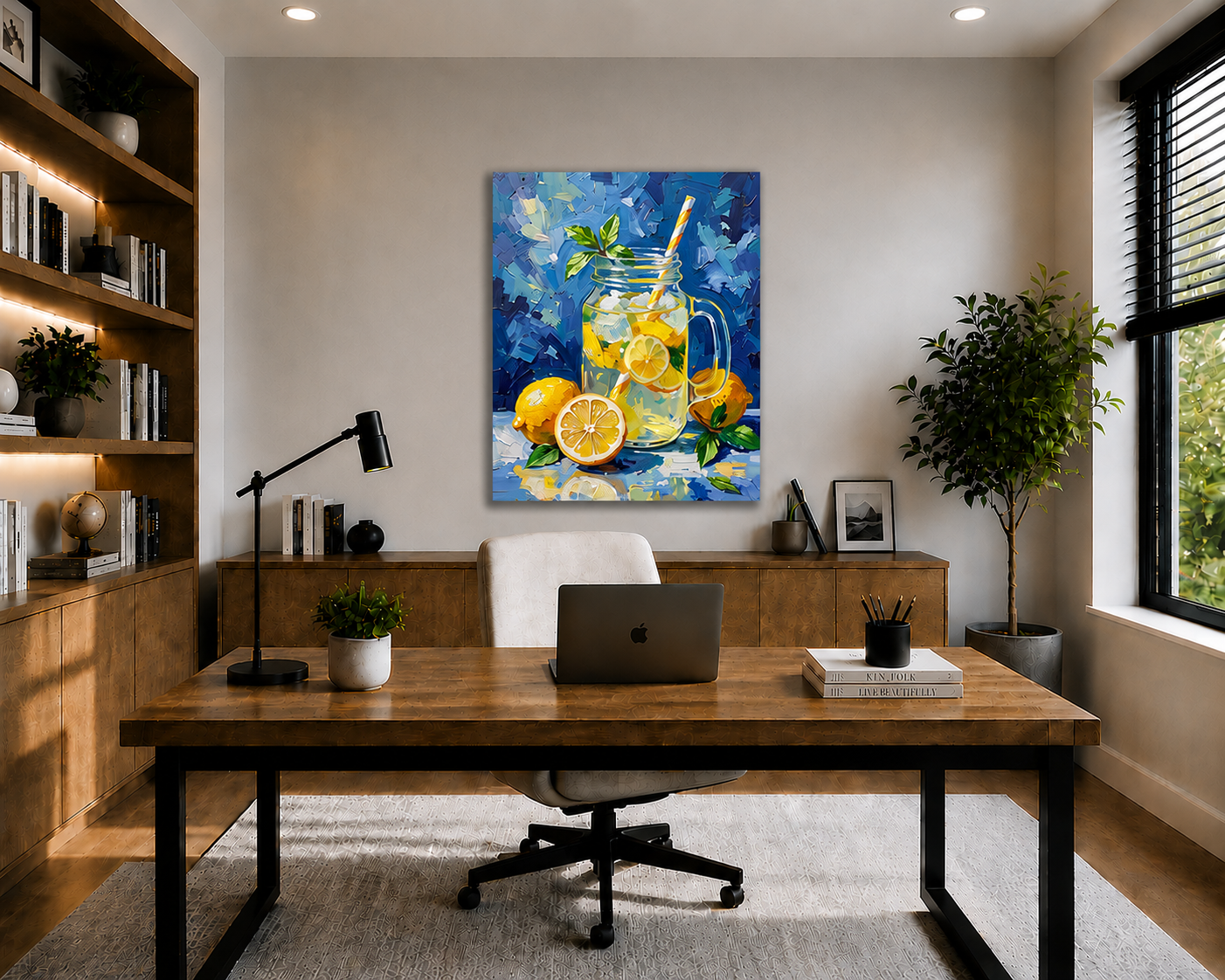 Canvas wall art mockup 2