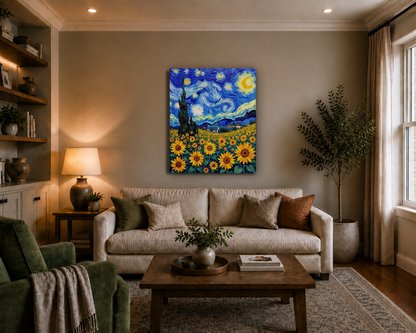 Canvas wall art mockup 3