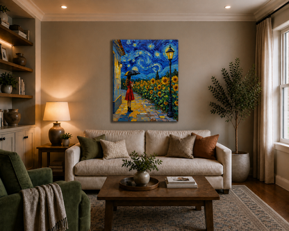 Canvas wall art mockup 3