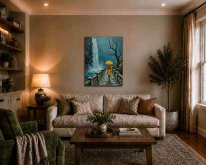 Canvas wall art mockup 3