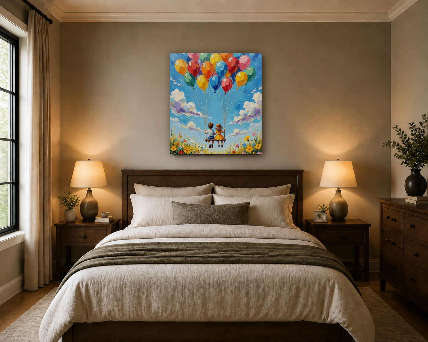 Canvas wall art mockup 4