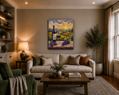 Canvas wall art mockup 3