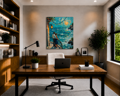 Canvas wall art mockup 2
