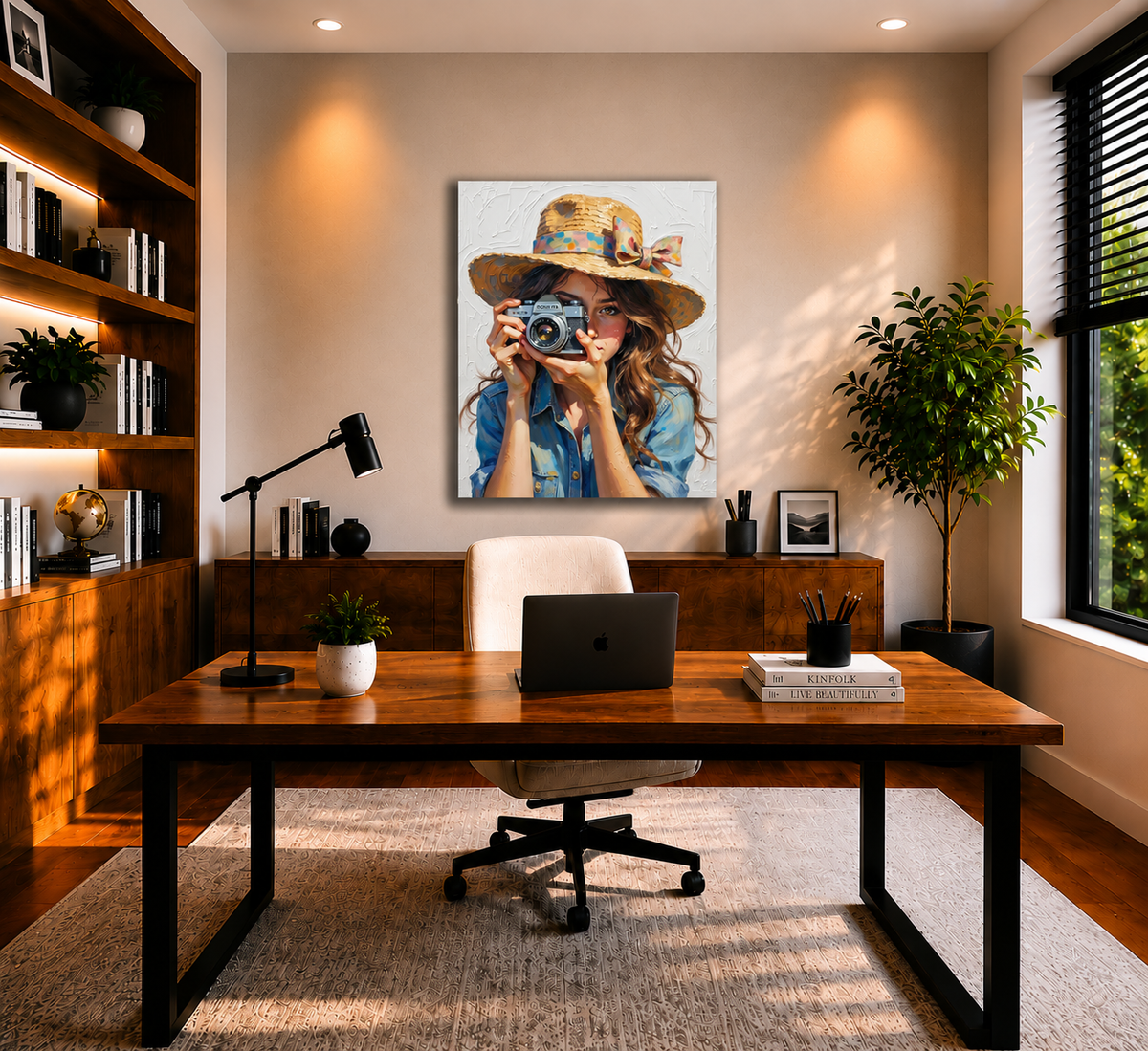 Canvas wall art mockup 2