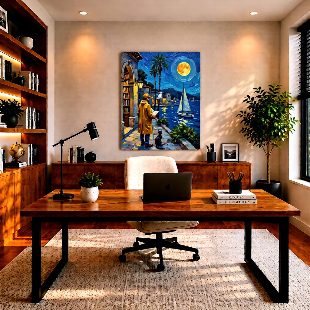 Canvas wall art mockup 2