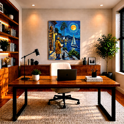 Canvas wall art mockup 2