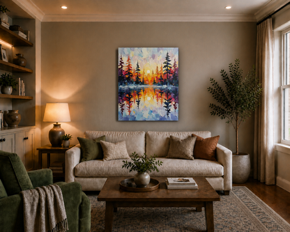 Canvas wall art mockup 3