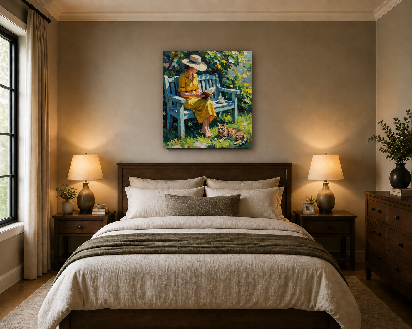 Canvas wall art mockup 4