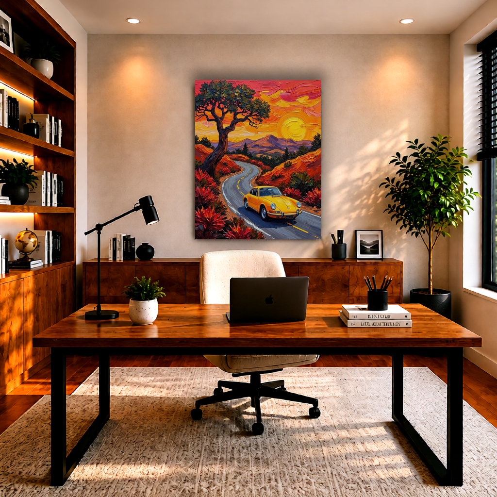 Canvas wall art mockup 2