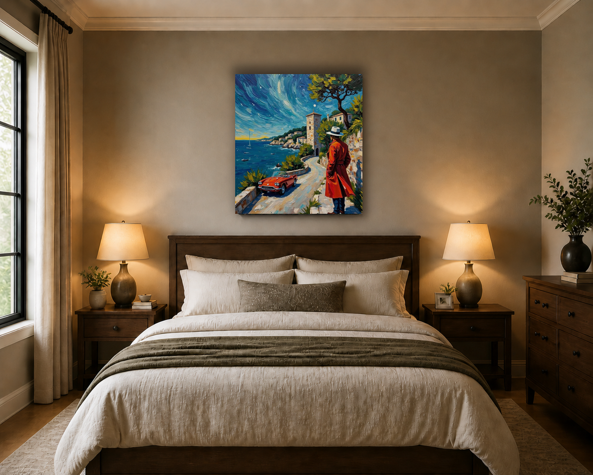 Canvas wall art mockup 4