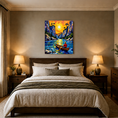 Canvas wall art mockup 4