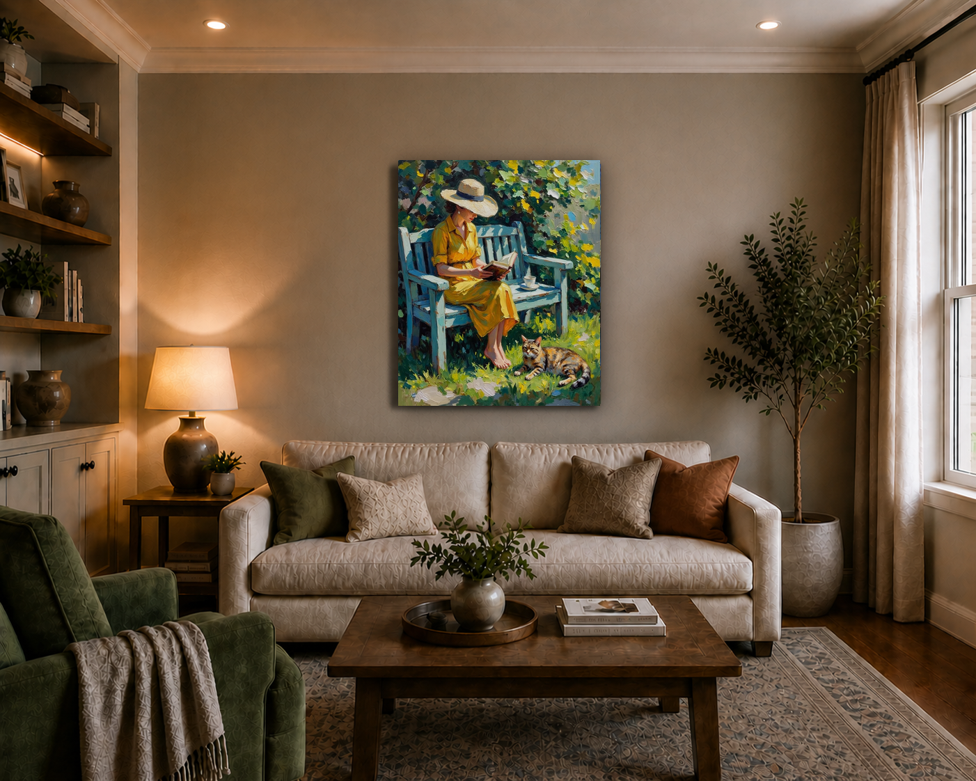 Canvas wall art mockup 3