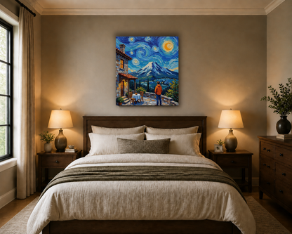 Canvas wall art mockup 4