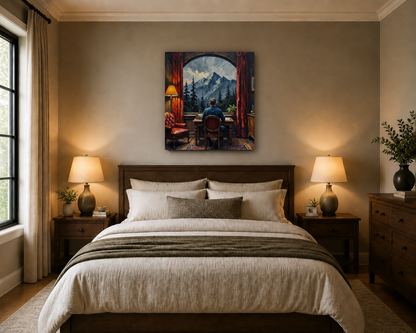 Canvas wall art mockup 4