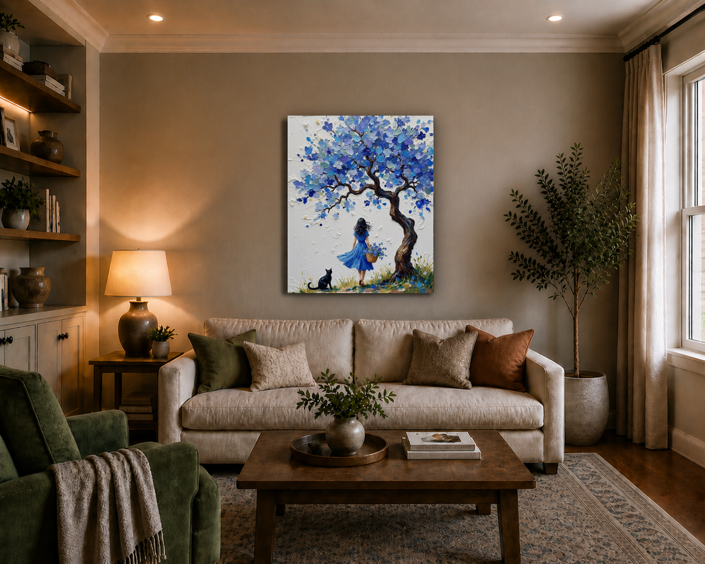 Canvas wall art mockup 3