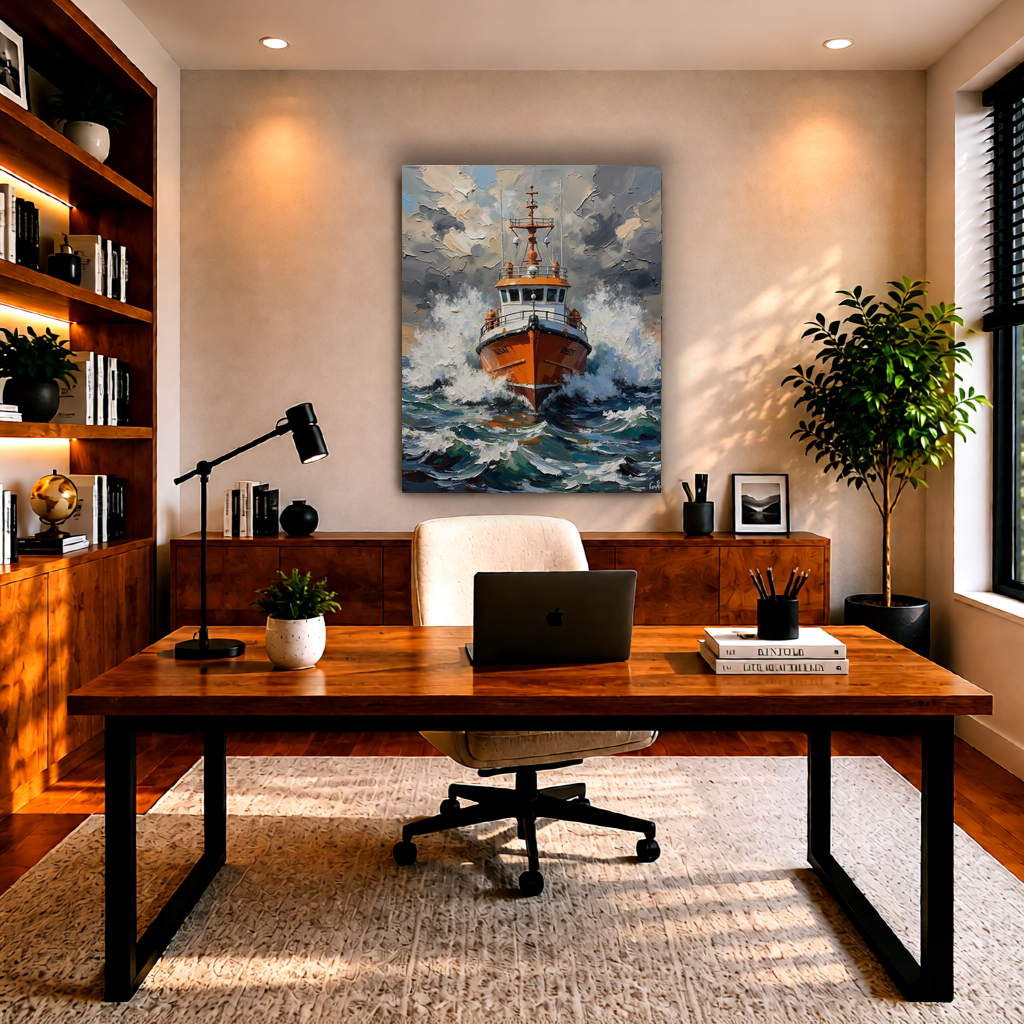 Canvas wall art mockup 2