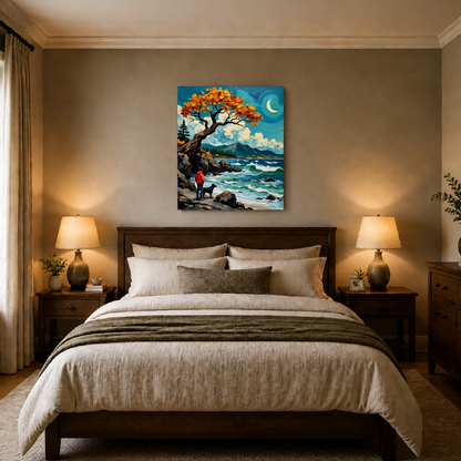 Canvas wall art mockup 4