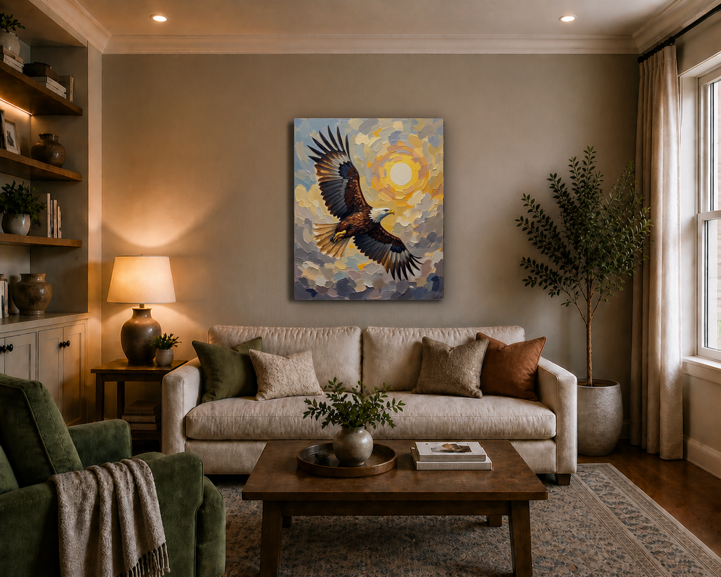 Canvas wall art mockup 3