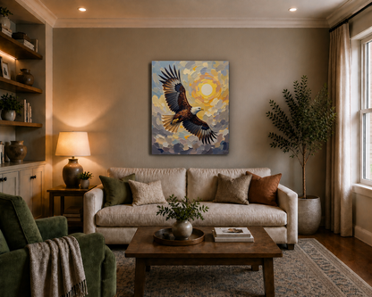 Canvas wall art mockup 3