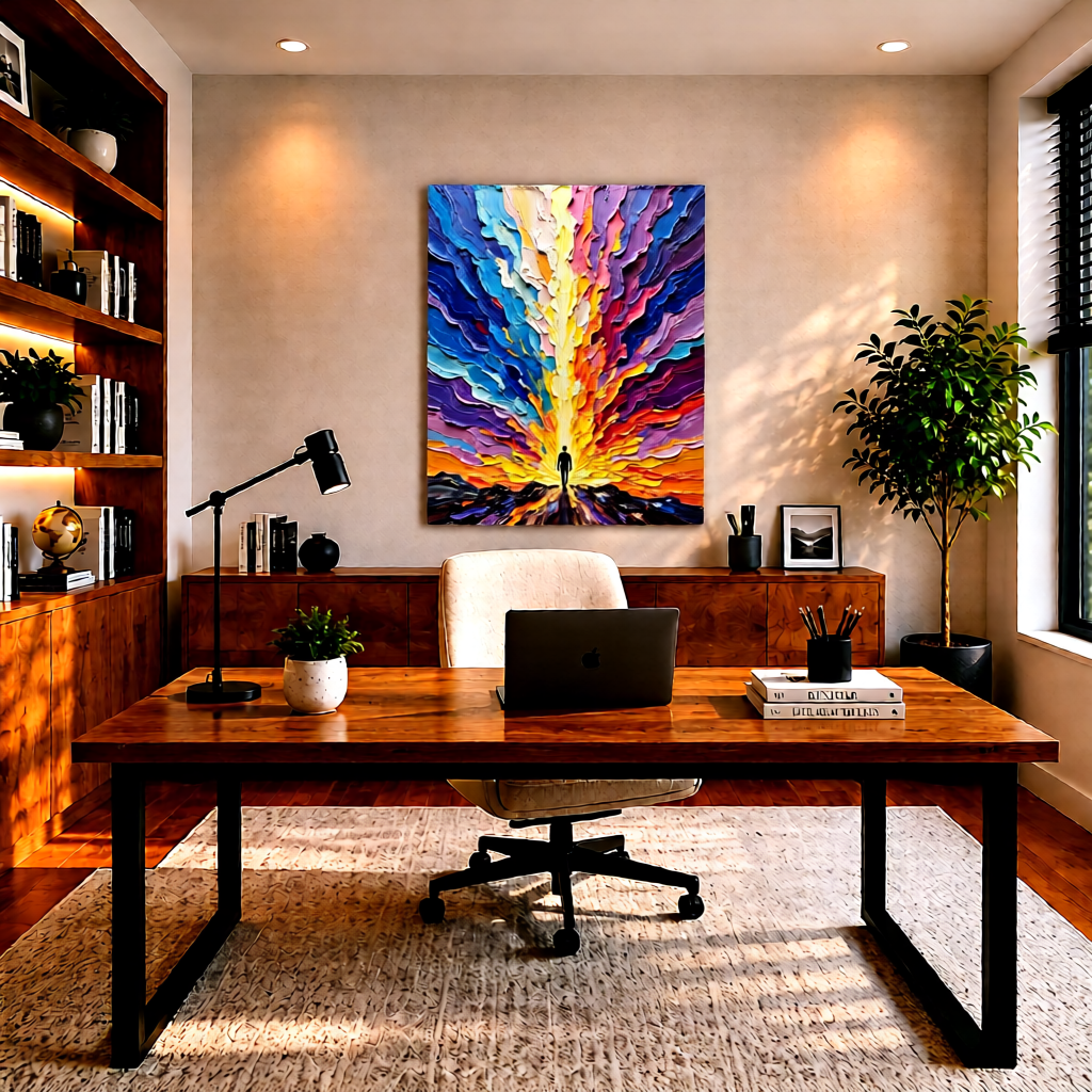 Canvas wall art mockup 2