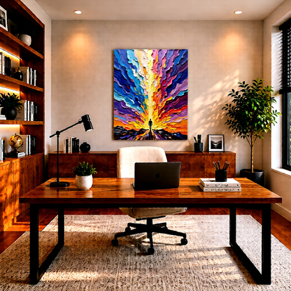 Canvas wall art mockup 2