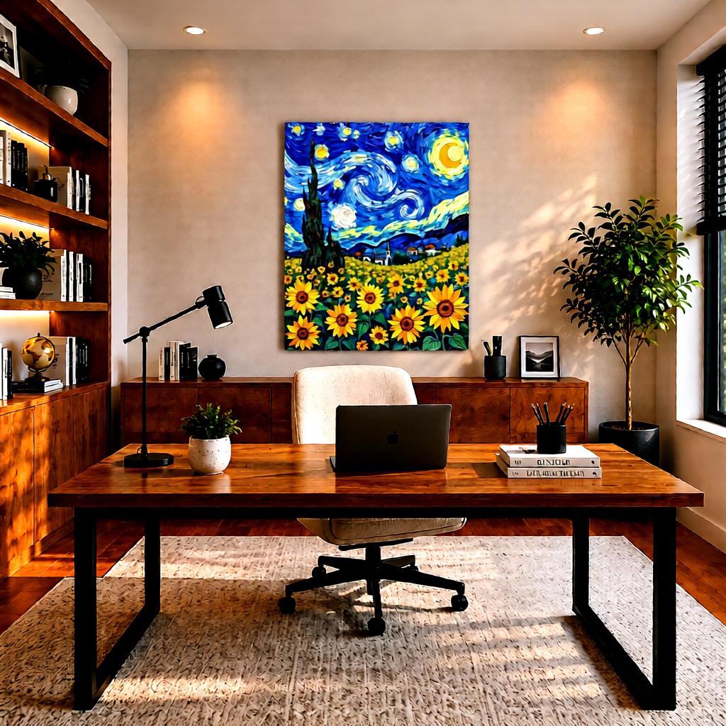 Canvas wall art mockup 2