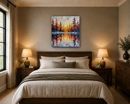 Canvas wall art mockup 4