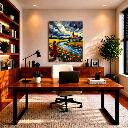 Canvas wall art mockup 2