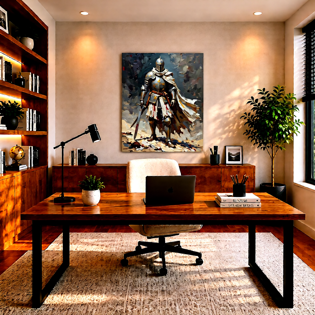 Canvas wall art mockup 2
