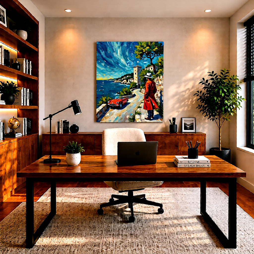 Canvas wall art mockup 2