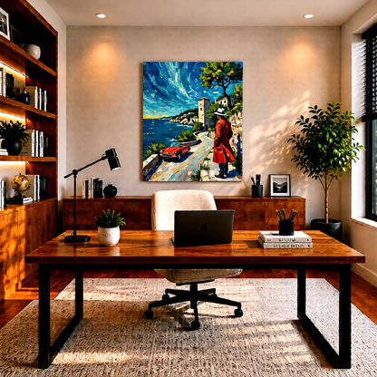 Canvas wall art mockup 2