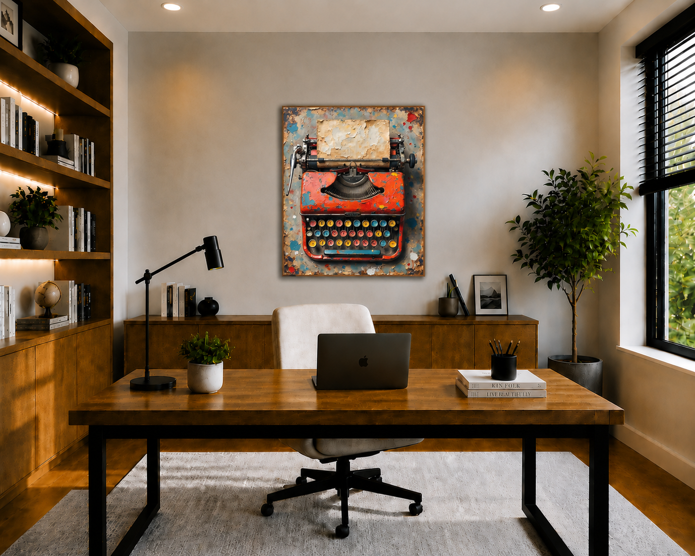 Canvas wall art mockup 2