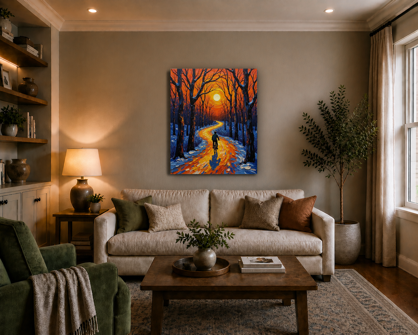 Canvas wall art mockup 3