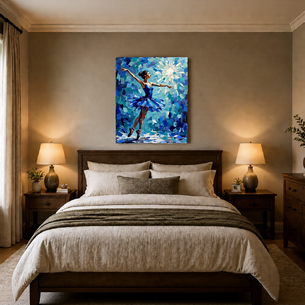Canvas wall art mockup 4