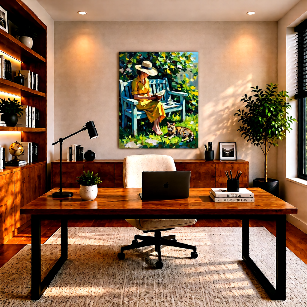 Canvas wall art mockup 2