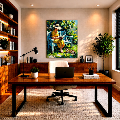 Canvas wall art mockup 2