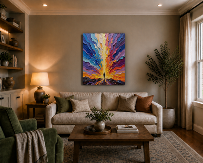 Canvas wall art mockup 3
