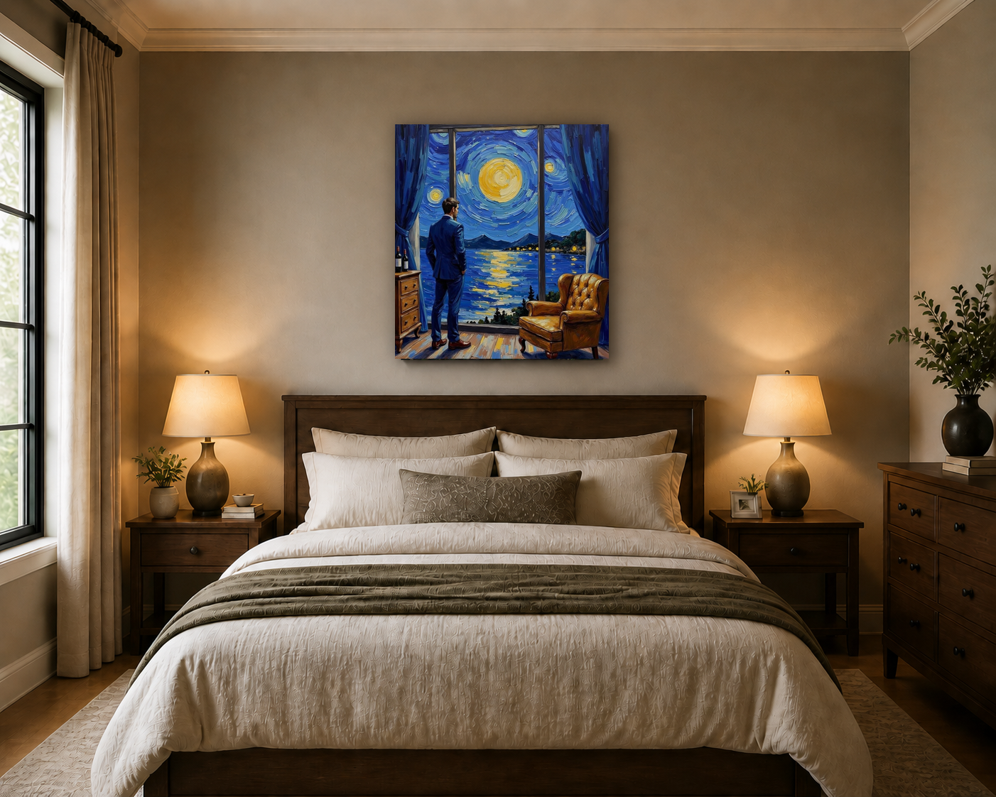 Canvas wall art mockup 4