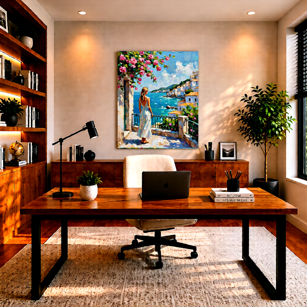 Canvas wall art mockup 2