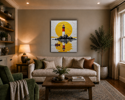 Canvas wall art mockup 3