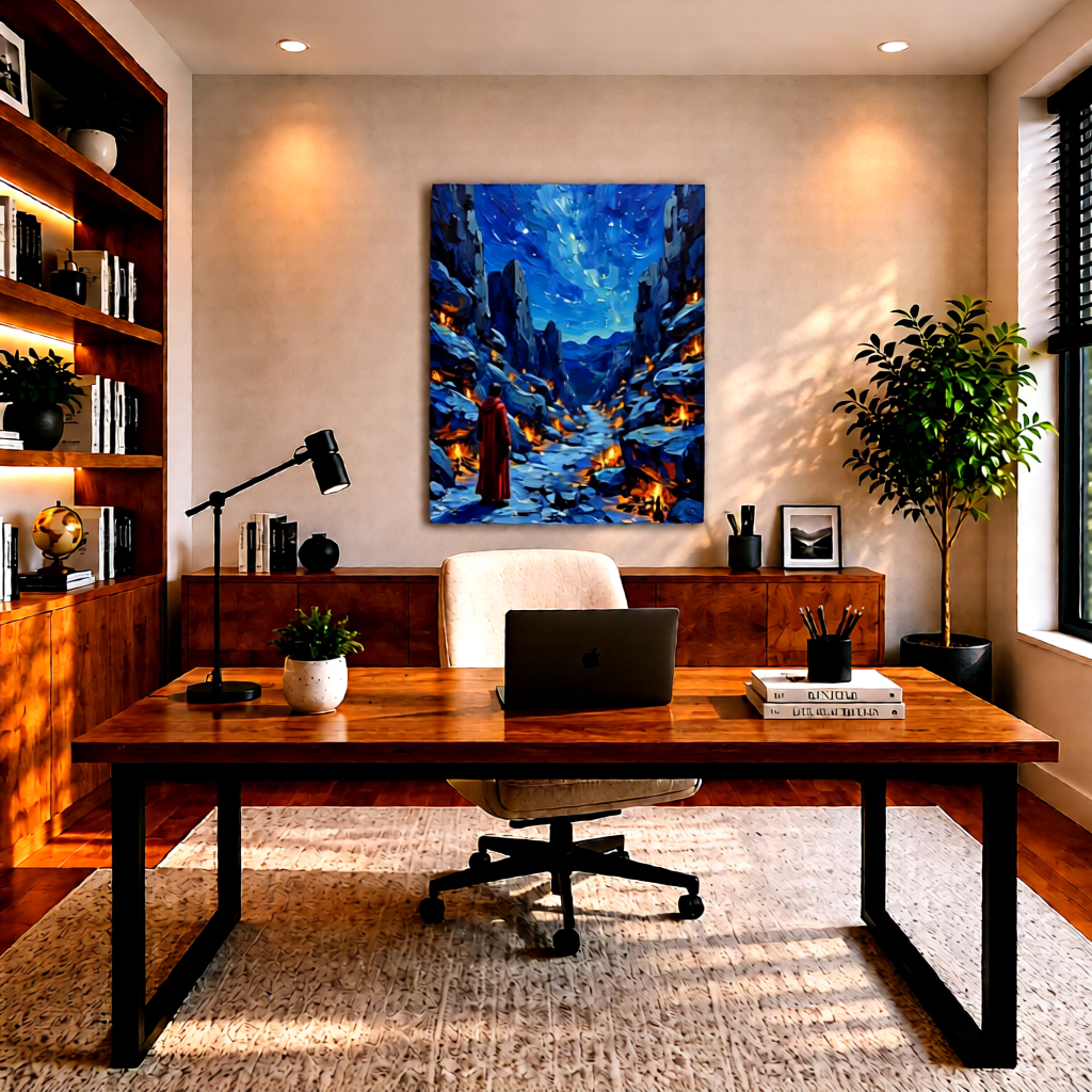 Canvas wall art mockup 2