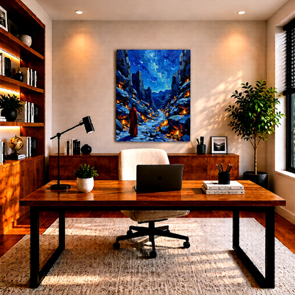 Canvas wall art mockup 2