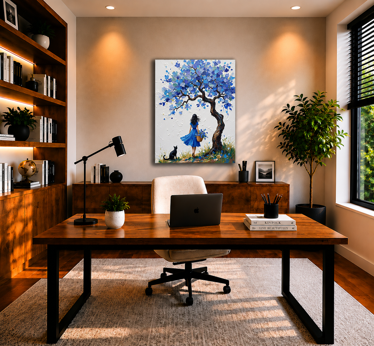 Canvas wall art mockup 2