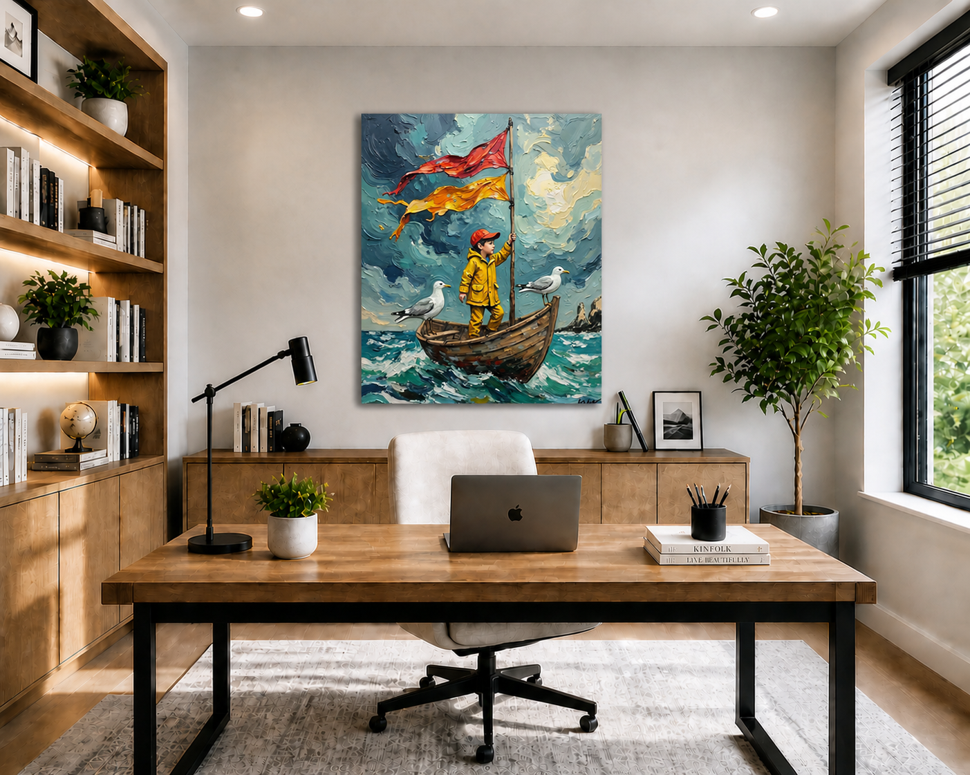 Canvas wall art mockup 2