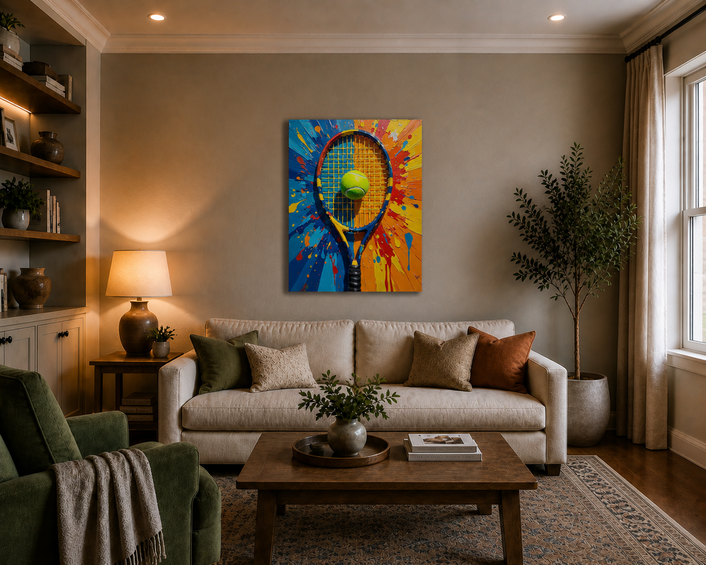 Canvas wall art mockup 3