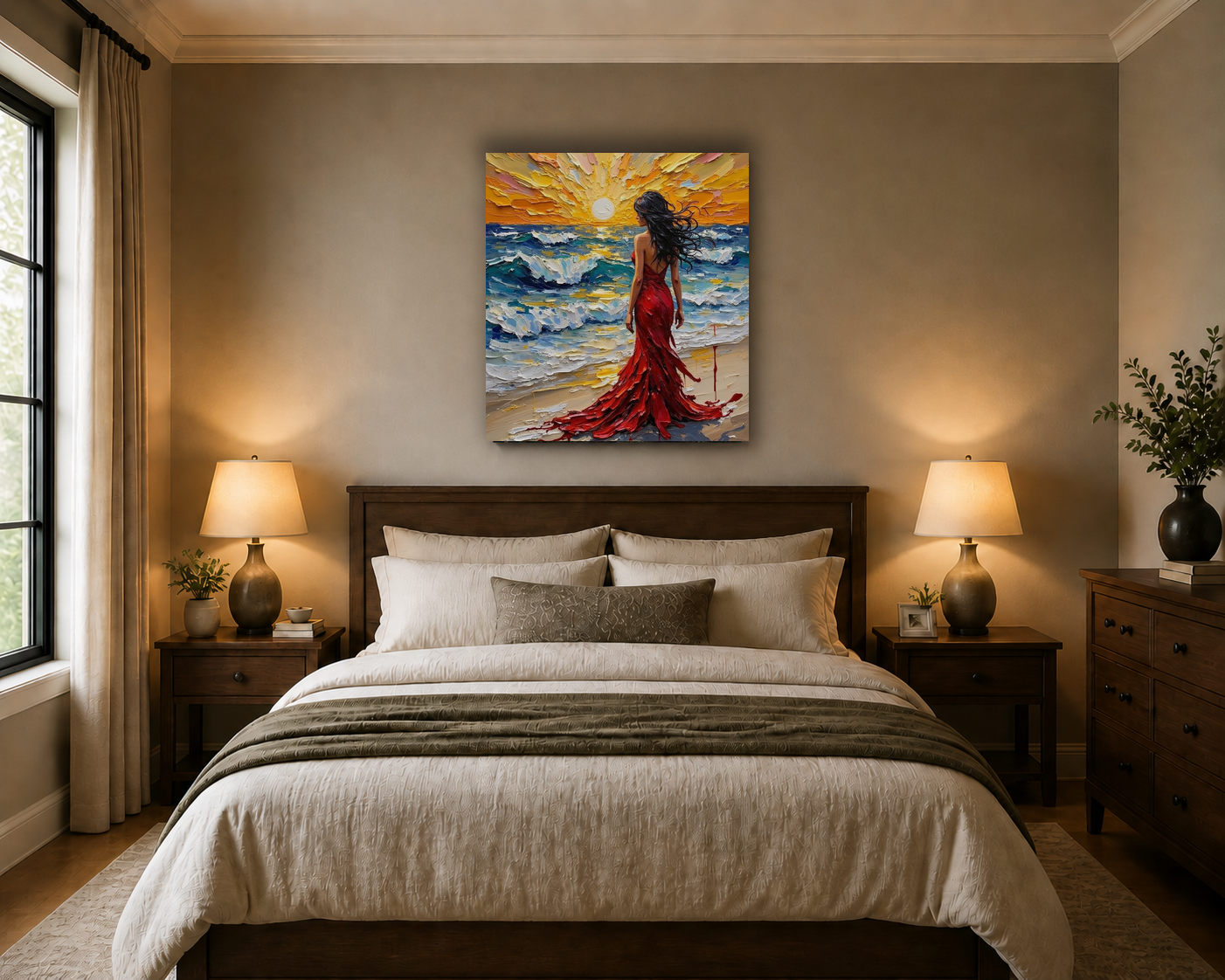 Canvas wall art mockup 4