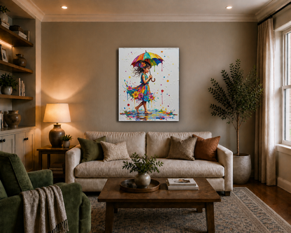 Canvas wall art mockup 3