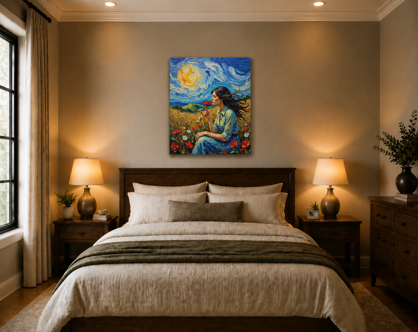Canvas wall art mockup 4