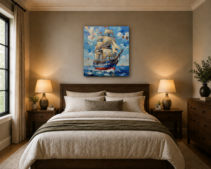 Canvas wall art mockup 4